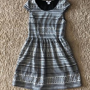 Black and white dress